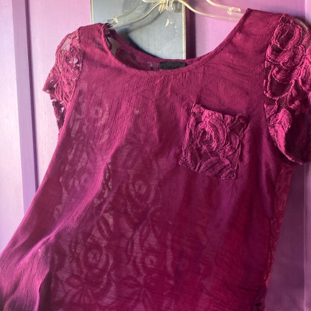 Magenta blouse S